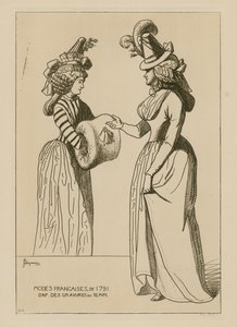Fransk mode fra 1791 af Raphael Jacquemin