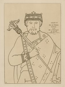 Henrik I, konge af Frankrig, 1031-1060 af Raphael Jacquemin