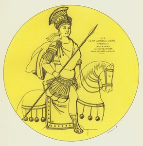 Kejser Justinian i krig af Raphael Jacquemin