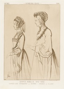 Adelige kvinder, 1510-1520 af Raphael Jacquemin