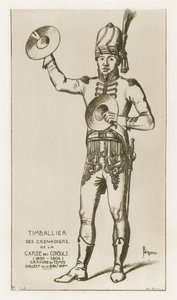 Timbalier af grenadiererne fra konsulsgarden (1800-1804) af Raphael Jacquemin