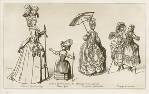 Kvinder i Paris, 1774-79 af Raphael Jacquemin