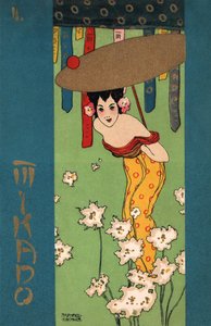 Geisha, ca. 1900 (illustration) af Raphael Kirchner