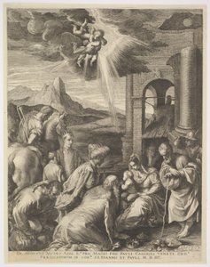 Tilbedelse af Magi, 1598.
