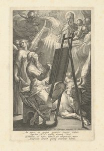 Sankt Lukas maler jomfruen, 1580