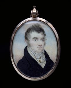 Portræt af J. S. Willett, ca. 1810 (akvarel på elfenben)
