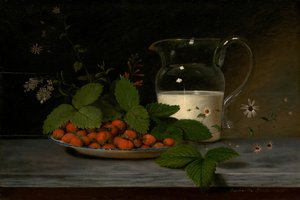 Jordbær og fløde, 1816.