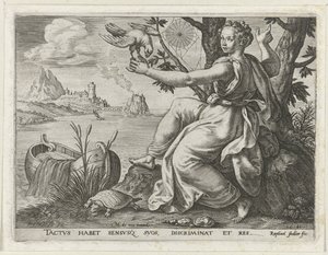 Følelse De fem sanser (serietitel) af Raphaël Sadeler (I)