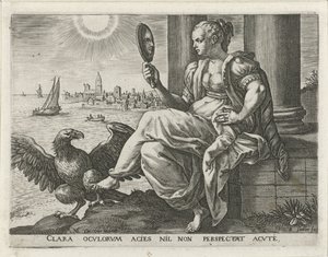Syn De fem sanser (serietitel) af Raphaël Sadeler (I)