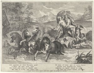 Røveri af Proserpina af Raphaël Sadeler (II)