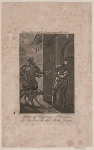 Scene af Cypresse-Knudsen. Tillægs kobber til Rosenbladene Nr. 6, 1837 af Rasmus Nicolai Nielsen