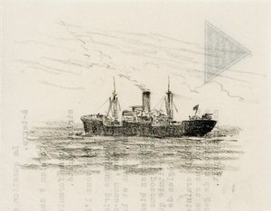 Cargo (trækul) af Raymond Bonnefon