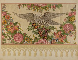 Chintz valance til plakatseng, ca. 1935. af Raymond Manupelli