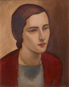 Hoved af en pige af Raymond McIntyre