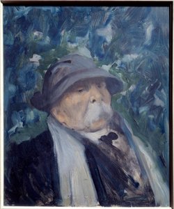 Portræt af Georges Clemenceau (1841-1929) politiker. Maleri af Raymond Woog (1875-1949), 20. århundrede. Olie på træ. Mål: 0,45 x 0,38 m. Paris, Musée Carnavalet. Forsigtig! Brug af dette værk kan være underlagt en anmodning om tilladelse fra tredjepart el af Raymond Woog