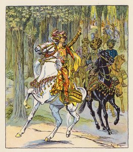 Les Mille et Une Nuits / Tusind og én nat (farvelitografi)
