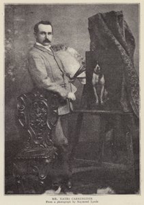 James Yates Carrington, engelsk kunstner (s/h foto) af Raymonde Lynde