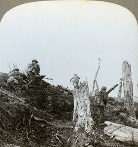 Overfald i Trones Wood, Somme, Frankrig, Første Verdenskrig, 1916 af Realistic Travels Publishers