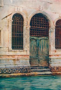 En renæssancedøråbning, Venedig, c1903 af Reginald Barratt