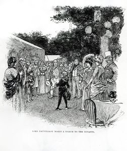 Illustration til Little Lord Fauntleroy (gravering) af Reginald Bathurst Birch