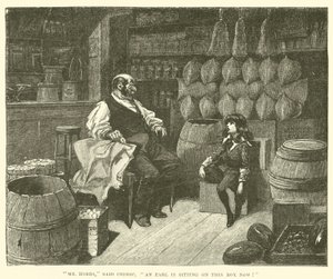 Illustration til Lille Lord Fauntleroy