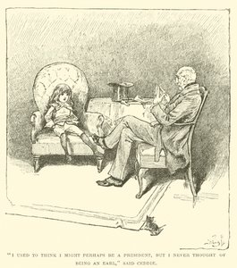 Illustration til Lille Lord Fauntleroy