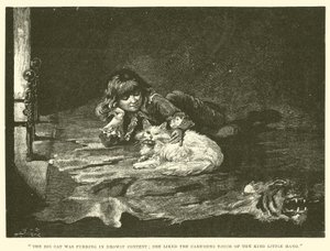 Illustration til Lille Lord Fauntleroy