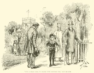 Illustration til Lille Lord Fauntleroy
