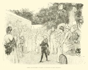 Illustration til Lille Lord Fauntleroy