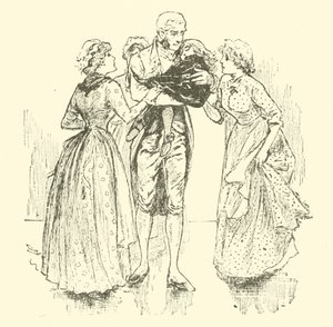Illustration til Lille Lord Fauntleroy af Reginald Bathurst Birch