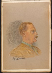 Portræt af en britisk officer, juli 1915 (tegning) af Reginald Copleston Bond