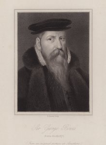 Sir George Bowes, engelsk soldat (gravering) af Reginald Easton