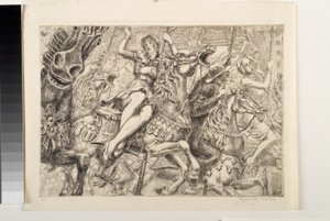 Merry-Go-Round (ætsning) af Reginald Marsh