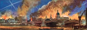 Brande i City of London omkring St Paul