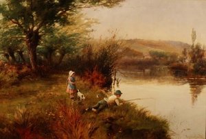 De unge lystfiskere af Reginald Smith