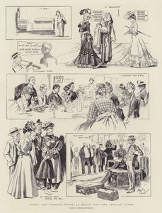 Noter om hoteller og pensioner i Milano og ved de italienske søer (litografi) af Reginald Thomas Cleaver