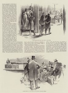 Kvindelige besøgende i Underhuset (litografi)