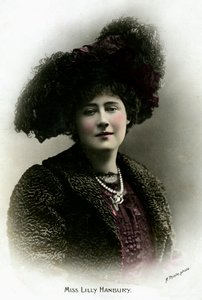 Lily Hanbury 1874-1908, engelsk skuespillerinde, begyndelsen af det 20. århundrede.
