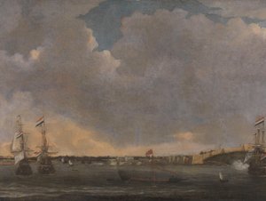 Udsigt over Tripoli af Reinier Nooms (signed by artist)