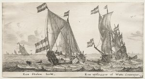 Amsterdams skibe: Dutch Admiralty Yacht. Et Vagtskib.