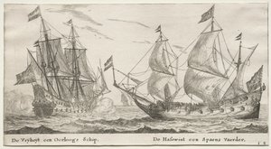 Ships of Amsterdam: The Freedom, a Man-of-War. Ulvehunden, et spansk fartøj.