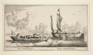 To både (A Vlotschuyt, A Schietschuyt) af Reinier Nooms