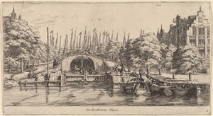 Unicorns Sluice (The Unicorns Sluys) af Reinier Nooms, called Zeeman