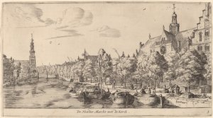 Noordenmarkt med Noorden Kerk (The Noorder Marckt with the Kerck)