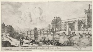 Udsigt over Paris: Udsigt over Louvre og Tuilerierne