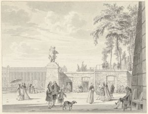 Tuileriehaven i Paris af Reinier Vinkeles (I)