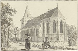 Zeist kirke af Reinier Vinkeles (I)