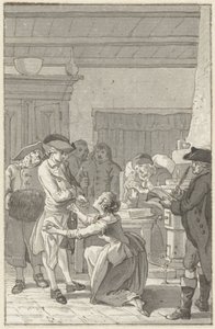 Illustration til romanen Gustav Lindau af Reinier Vinkeles (I)