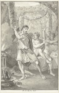 Lucius Aemilius Sejanus redt het liv van Tiberius
