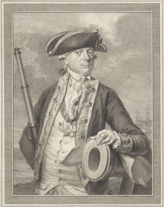 Admiral Jan Hendrik van Kinsbergen 1735-1819, greve af Dogger Bank, 1781 af Reinier Vinkeles